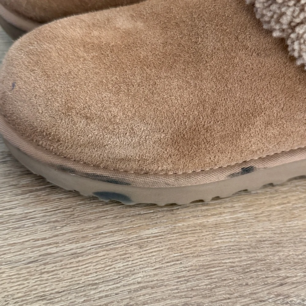 UGG Chestnut Shearling-Lined Slip-On